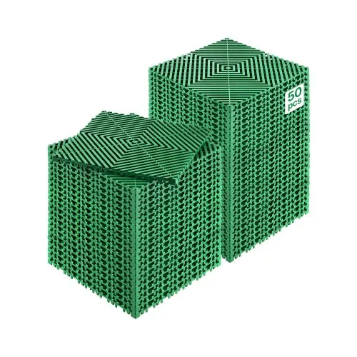 VEVOR ineinandergreifende Drainagematte Duschmatte 31 x 31 cm modulares ineinandergreifende Bodenmatten, 50 Stk. Spleiß-Drainagematten, rutschfeste Drainage-Bodenfliesen, für Garage Garten Grün VEVOR ineinandergreifende Drainagematte Duschmatte 31 x 31 cm modulares ineinandergreifende Bodenmatten, 50 Stk. Spleiß-Drainagematten, rutschfeste Drainage-Bodenfliesen, für Garage Garten Grün