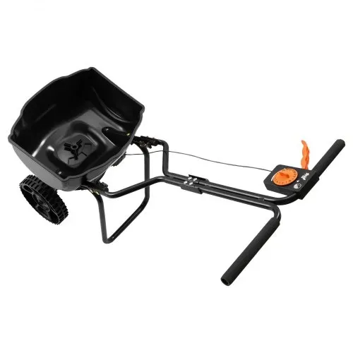 VEVOR Streuwagen 6,8 kg Fassungsvermögen, Düngerstreuer 3 m Streubreite, Schleuderstreuer mit 25,4 cm Reifen, einstellbarer Streumenge, Staatsgutstreuer für Dünger & Saatgut im Hausgarten – Bild 10