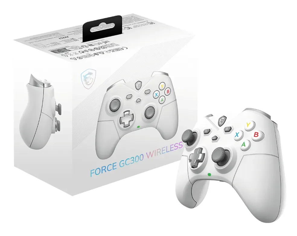 MSI FORCE GC300 WIRELESS WHITE Weiß USB 2.0 Gamepad Analog PC – Bild 5
