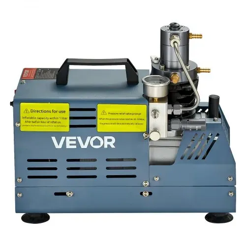 VEVOR Hochdruckkompressor, 300 Bar, Luftgewehrkompressor 1800 W, 220 V, automatischer Druckentlastung, geeignet für Paintball-Luftgewehre, PCP-Gewehre und Tauchflaschen – Bild 9