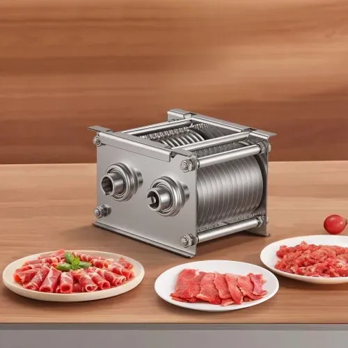 VEVOR Ersatzklingensatz für Modell 90 Aufschnittmaschine 7 mm Edelstahl, Austauschklinge für Gewerbliche Fleischschneider, Kammförmiges Klingen-Set Geeignet für Entbeintes Fleisch & Weiches Gemüse – Bild 7