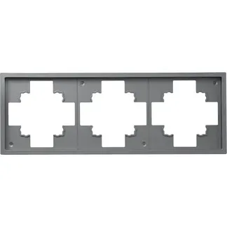 Rahmen McPower “Shallow“ 3-fach, anthrazit Rahmen McPower “Shallow“ 3-fach, anthrazit
