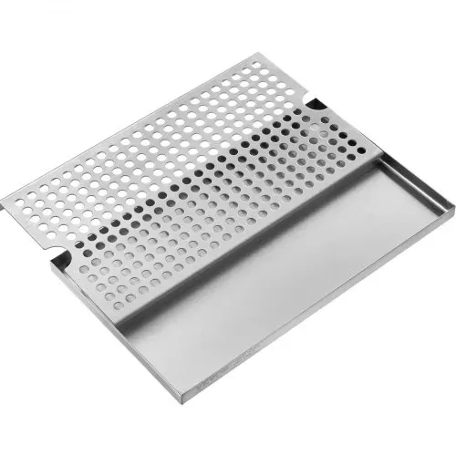 VEVOR 304 Edelstahl-Tropfschale, Bierabtropfschale mit 4 Rutschfesten Gummipads & Abnehmbarer Abdeckung, 300 x 180 x 25 mm Bar-Tropfschale Geeignet für Restaurants, Bars, Küchen, Café usw. – Bild 8
