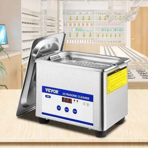 VEVOR Ultraschallreiniger 0,8 L, Ultraschall Reinigungsgerät 40 kHz, Schmuckreiniger Ultraschall 24 W, digitaler Ultraschallreiniger mit LED-Anzeige, Ultraschallreinigungsgerät Brillen Ultraschall – Bild 7