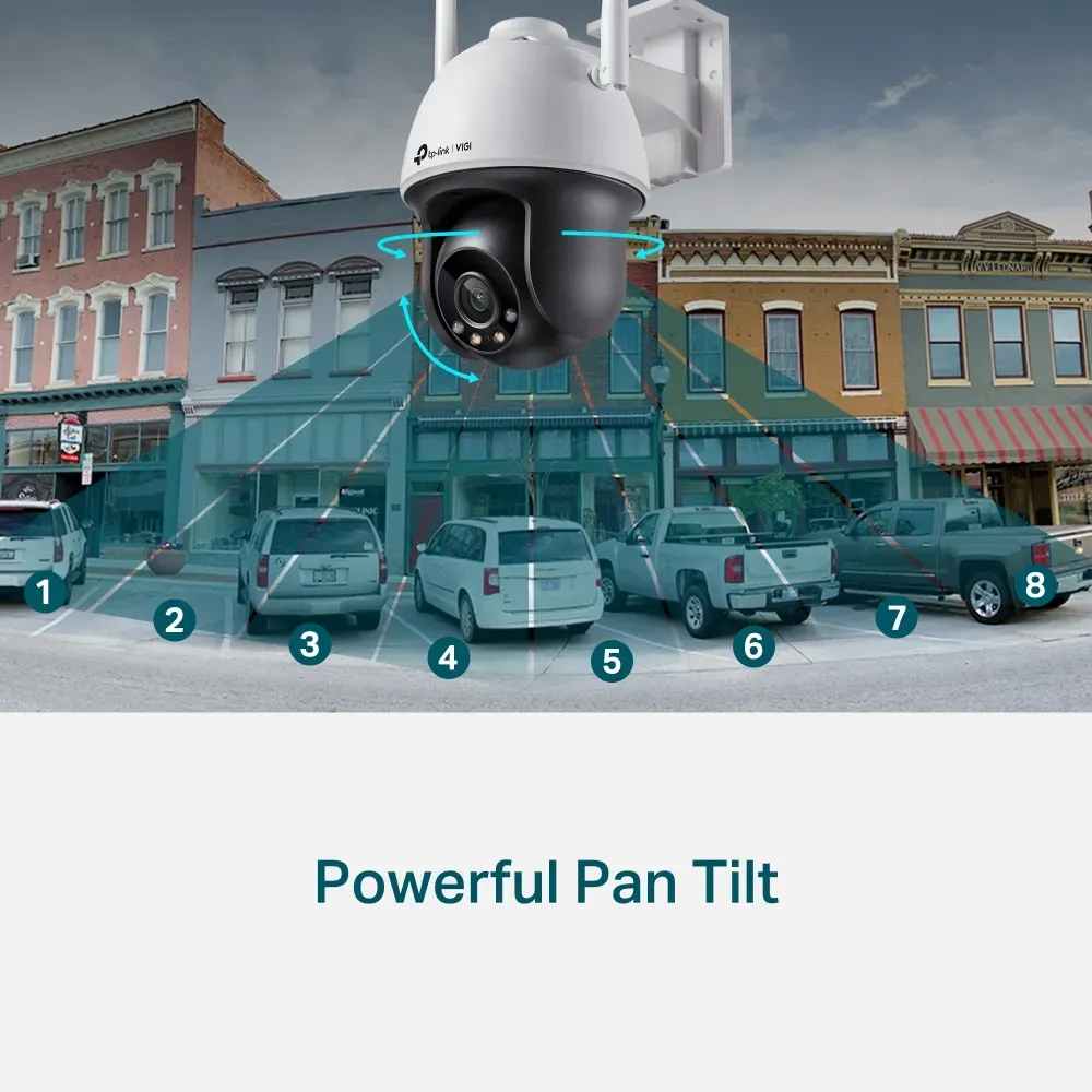 VIGI by tp-link 4MP Full-Color Wi-Fi Pan/Tilt Network Camera - VIGI C540-W(4mm) – Bild 3