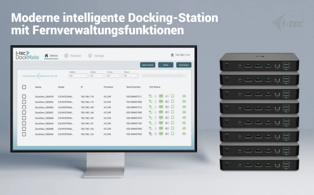 i-tec USB-C Intelligent Triple Display Docking Station + Power Delivery 100W – Bild 6
