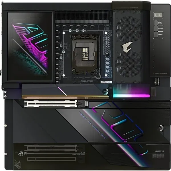 GIGABYTE Z890 AORUS XTREME AI TOP Motherboard - Unterstützt Intel Core Ultra (Serie 2) CPUs, 22+1+2 Phasen VRM, bis zu 9500MHz DDR5 (OC), PCIe 5.0 M.2, Wi-Fi 7, Thunderbolt 5 – Bild 2