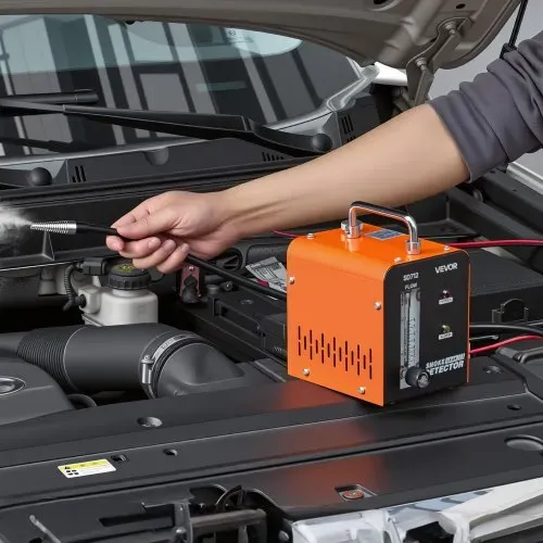 VEVOR EVAP Nebelmaschine Kfz 12 V Rauchgerät mit Luftpumpe und Durchflussmesser Lecksuchgerät für Autos Motorräder Lkw Diagnosegerät zur Lecksuche 0,07 bar Rauchmaschine Dichtigkeitsprüfungswerkzeug – Bild 7