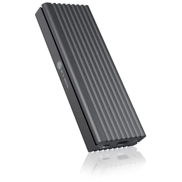 ICY BOX IB-1817MC-C31, Type-C® USB 3.2 Gen 2 zu PCIe NVMe & SATA M.2 2230/2242/2260/2280 SSD Gehäuse mit Schreibschutz – Bild 3