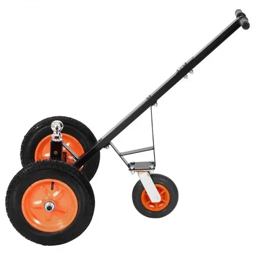 VEVOR Rangierhilfe Anhänger, 454 kg Stützlastkapazität, 425 & 560 mm einstellbare Höhe, 50,8 mm Kugel, 355,6 mm Luftreifen, Karbonstahl, zum Bewegen von Wohnmobilanhängern – Bild 10