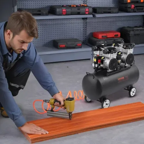 VEVOR-Luftkompressor, 20 Gallonen Stahltank, 4 PS, 14,6 CFM bei 90 PSI, ölfreier Luftkompressor und max. 125 PSI Druck, 78 dB ultraleiser tragbarer Kompressor, für Autoreparatur, Reifenbefüllung, Spritzlackierung – Bild 7
