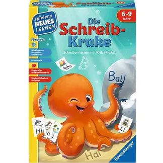 Die Schreib-Krake – Lernspiel ab 6 Jahren, Brettspiel Die Schreib-Krake – Lernspiel ab 6 Jahren, Brettspiel