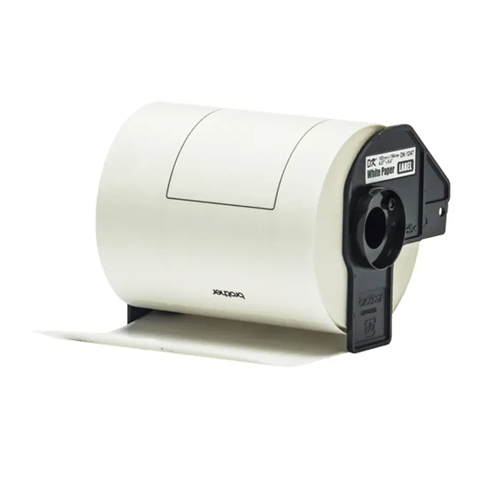 Brother DK-11247 Etiketten erstellendes Band Schwarz auf weiss – Bild 2