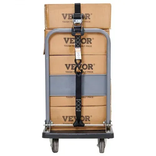 VEVOR 4er-Set Spanngurt 0,04 x 2,4 m Zurrgurt 2362 kg Ratschenzurrgurt Polyester-Gurt und Kohlenstoffstahl-Haken Befestigungsgurt Ratschenspanngurt Ideal für Motorräder Fahrräder Kajaks UTV Boote ATV – Bild 10