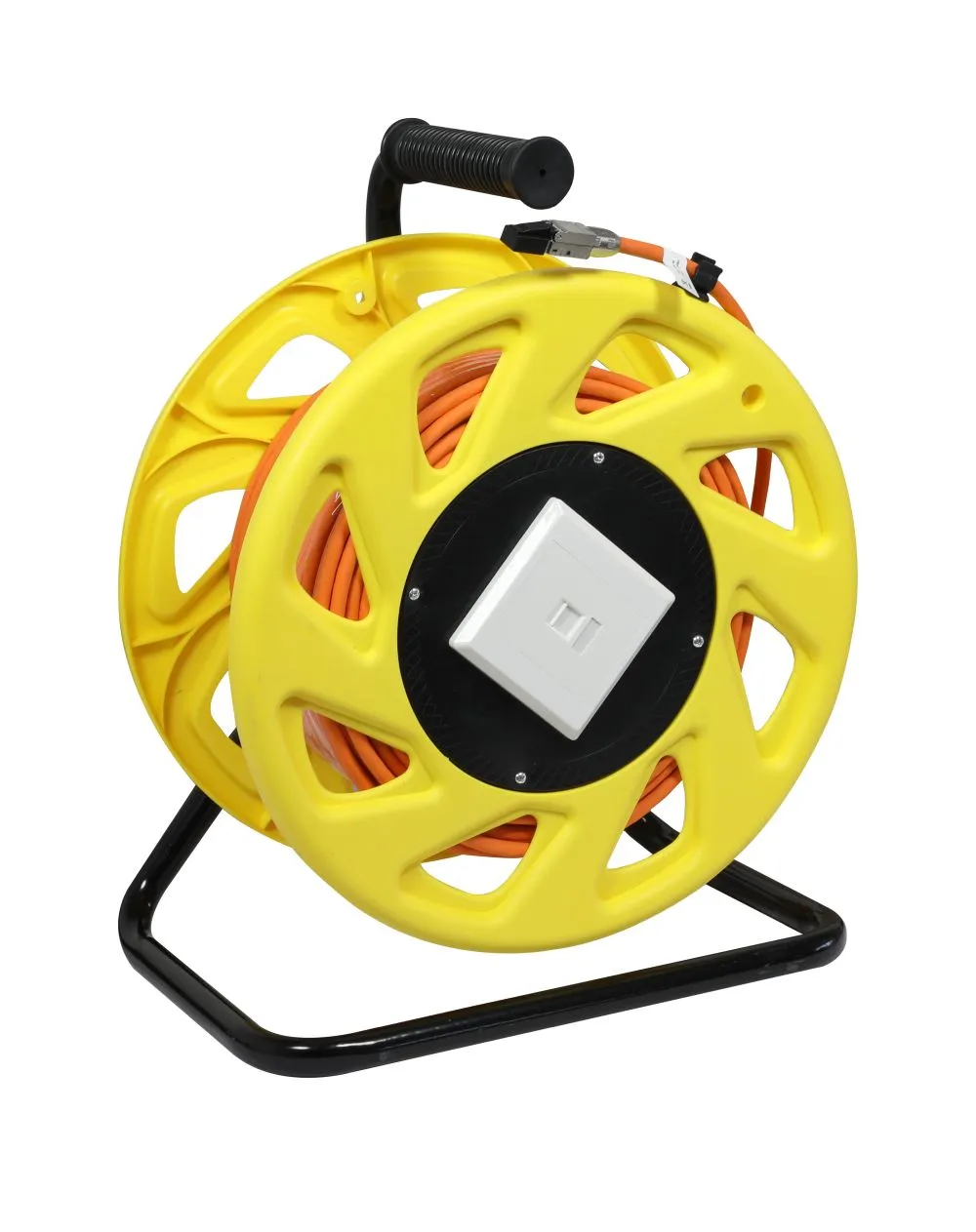 Kabeltrommel, CAT6A, 50m, CAT7A Rohkabel S-STP(S/FTP), mit 1x Buchse/Stecker RJ45(CAT6A), LSZH, Synergy 21 Kabeltrommel, CAT6A, 50m, CAT7A Rohkabel S-STP(S/FTP), mit 1x Buchse/Stecker RJ45(CAT6A), LSZH, Synergy 21