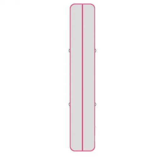 VEVOR Aufblasbare Gymnastikmatte 600x100x10 cm Airtrack-Turnmatte für Training, Wettkampfsport & Yoga, mit Rutschfester Oberfläche, 600-W-Elektroluftpumpe, Reparaturflicken, Düsen & Tasche, Pink – Bild 10