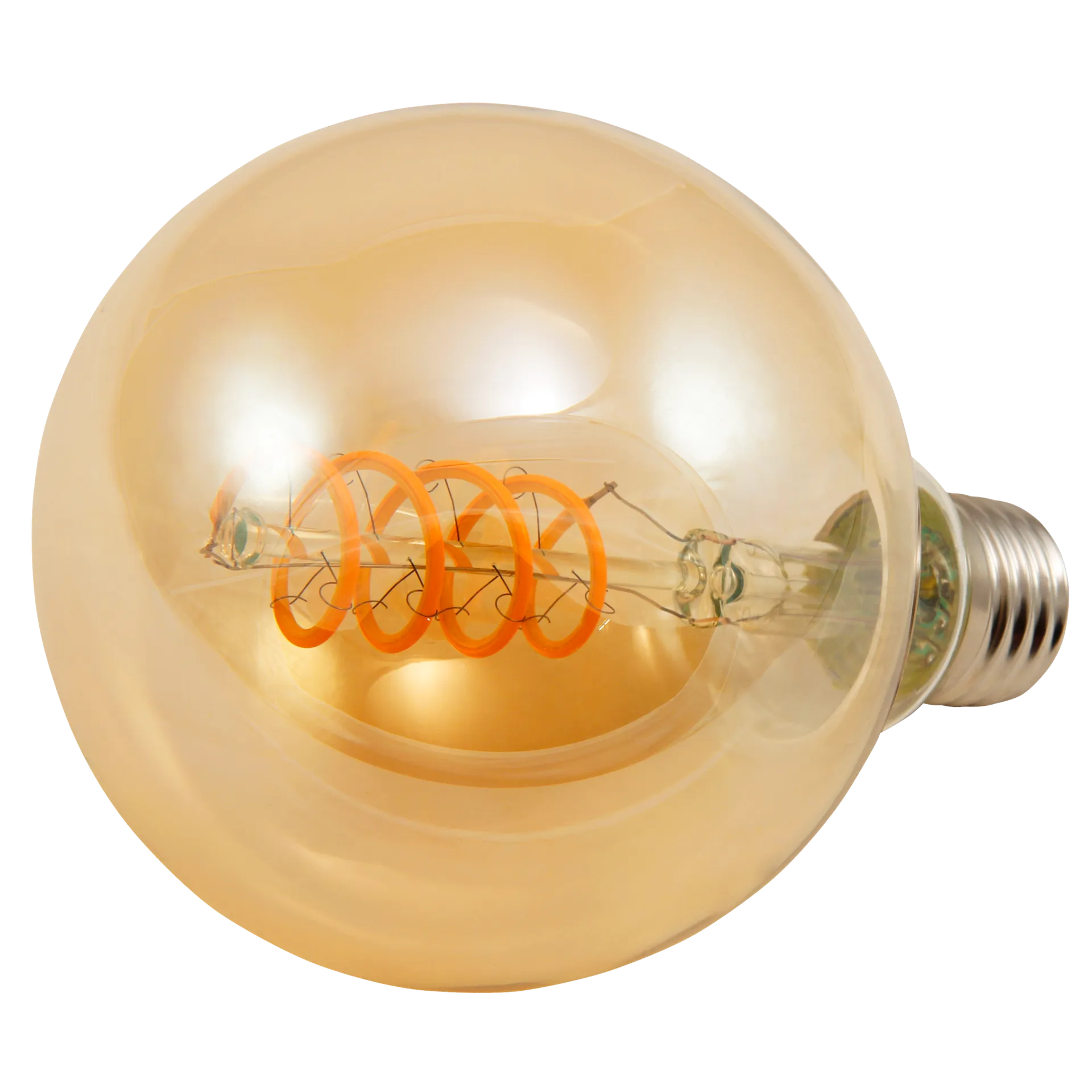 LED Filament Globelampe McShine ''Retro'' E27, 4W, 280lm, warmweiß, goldenes Glas – Bild 2