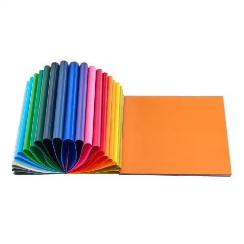 VEVOR Vinylfolie Wärmeübertragung Transferfolie (304,8 x 304,8 mm) 50 Blätter, verschiedene Farben, Plotterfolie kompatibel mit Schneidemaschinen, Aufbügelfolie für T-Shirts Kissen Hüte – Bild 8