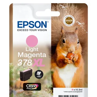 Epson Squirrel Singlepack Light Magenta 378XL Claria Photo HD Ink Epson Squirrel Singlepack Light Magenta 378XL Claria Photo HD Ink