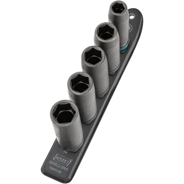 SmartRail 1/2″ Schlag-, Maschinenschrauber-Einsatz-Satz Sechskant, 5-teilig, Steckschlüssel SmartRail 1/2″ Schlag-, Maschinenschrauber-Einsatz-Satz Sechskant, 5-teilig, Steckschlüssel