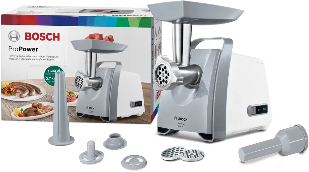 Bosch MFW45020 Fleischwolf 500 W Weiß – Bild 3