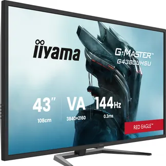 iiyama G-MASTER G4380UHSU-B2 Computerbildschirm 108 cm (42.5″) 3840 x 2160 Pixel 4K Ultra HD LED Schwarz iiyama G-MASTER G4380UHSU-B2 Computerbildschirm 108 cm (42.5″) 3840 x 2160 Pixel 4K Ultra HD LED Schwarz