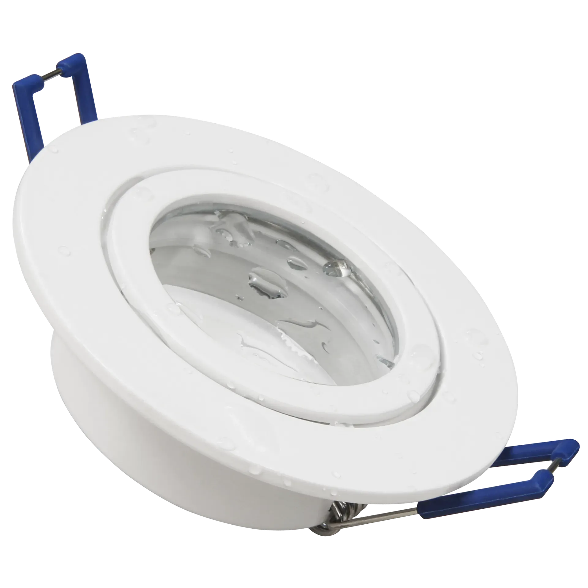 Einbaurahmen McShine “DL-54“ rund, Clip-Verschluss, IP44, weiß Einbaurahmen McShine “DL-54“ rund, Clip-Verschluss, IP44, weiß