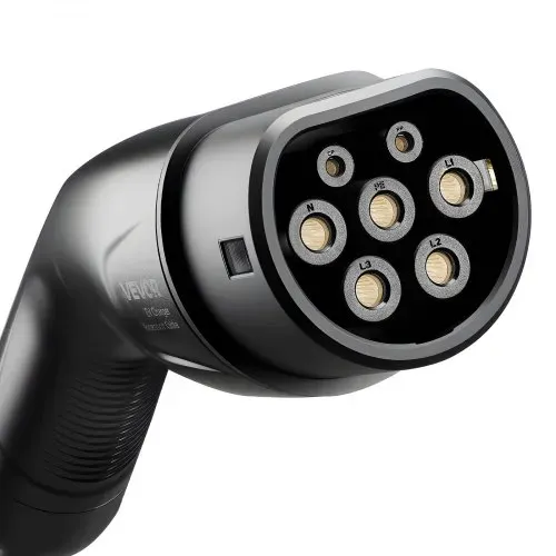 VEVOR EV Ladekabel, 32 A, 10 m, max. 22 kW, Verlängerungskabel, kompatibel mit Typ-2-Ladegeräten für Elektrofahrzeuge, 3-Phasen-Wechselstrom, 480 V, 50 Hz, IP65, Autoladekabel mit Tragetasche – Bild 10