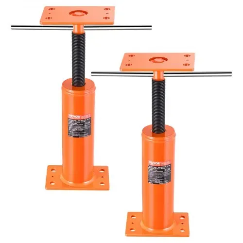 VEVOR Wagenheber für den Hausgebrauch, 2er-Pack, Höhenbereich von 30,5 bis 40,6 cm, maximale Tragkraft pro Einheit: 40,6 kg, verstellbarer Stützbalken, Kellerheberpfosten zum Nivellieren, Teleskop-Stahlheber für vorübergehende Unterstützung – Bild 9