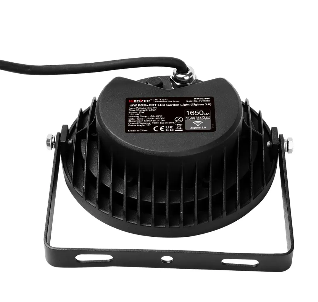 MiBoxer FUTC10ZR LED Garten Lampe 15W RGB-WW (RGB-CCT) IP66 Zigbee 3.0 & 2,4Ghz 24V – Bild 2