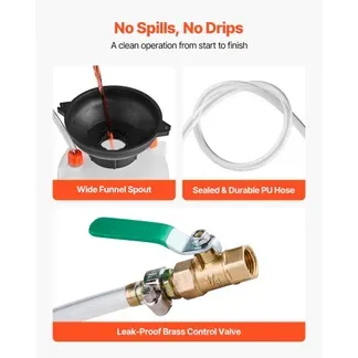 VEVOR Getriebeölpumpe, 3 L, Ölfüller, Manuelle Getriebeöl-Transferpumpe mit Schlauch & HDPE-Tank, Pumpenwerkzeug mit PTFE-Band, Kfz-Ölbefüllsystem, Schaltgetriebeflüssigkeitsfüllgerät VEVOR Getriebeölpumpe, 3 L, Ölfüller, Manuelle Getriebeöl-Transferpumpe mit Schlauch & HDPE-Tank, Pumpenwerkzeug mit PTFE-Band, Kfz-Ölbefüllsystem, Schaltgetriebeflüssigkeitsfüllgerät