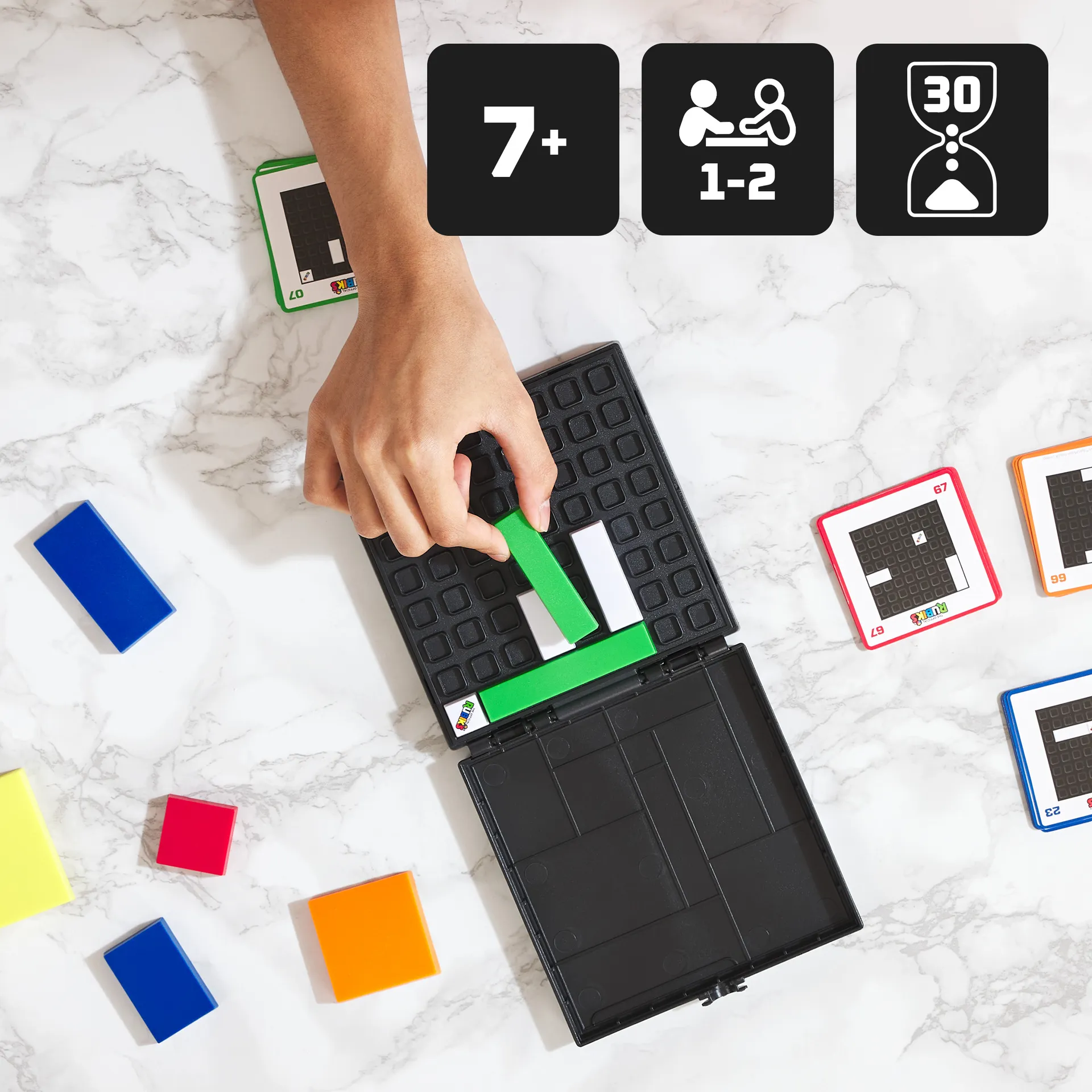 Rubik’s Gridlock - spannendes Knobelspiel mit 88 Aufgaben – Bild 5
