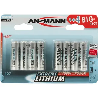 Extreme Lithium Mignon AA, Batterie Extreme Lithium Mignon AA, Batterie