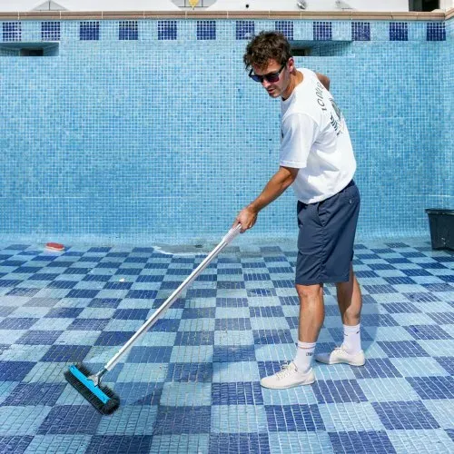 VEVOR Pool-Bürstenkopf Scheuerbürsten (508 mm) mit Nylonborsten & Aluminium-Stangenverbinder, Bürstenkopf zum Reinigen von Wänden von eingelassenen/oberirdischen Schwimmbecken, (ohne Stange) – Bild 7