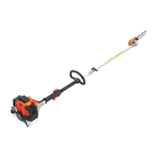 VEVOR Benzin-Hochentaster, 43ccm Hubraum 2-Takt, Teleskopsäge, Motorsäge mit rotierendem Kopf, 2,11-3,61 m ausziehbarer Stange, 25,4 cm Schwert, 850 ml Kraftstofftank, zum Baumschneiden – Bild 10