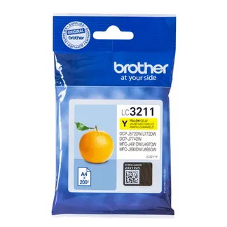 Brother LC3211Y Druckerpatrone 1 Stück(e) Original Standardertrag Gelb Brother LC3211Y Druckerpatrone 1 Stück(e) Original Standardertrag Gelb