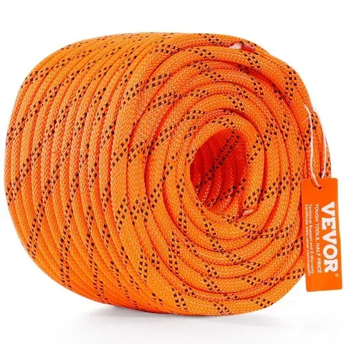 VEVOR Arborist Baumkletterseil, doppelt geflochten Polyester 0.95 cm (3/8 Zoll) x 36.6 m – Bild 10