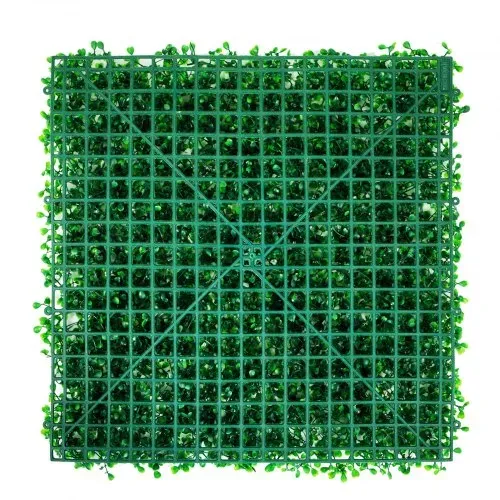 VEVOR Künstliche Hecke, 25,4 x 25,4 cm, 12 Stück, Buchsbaum-Heckenmatte, Kunstrasen-Hintergrundwand, Sichtschutzhecke, UV-geschützt, für Gartenzaun im Innen- und Außenbereich, Hinterhof – Bild 8