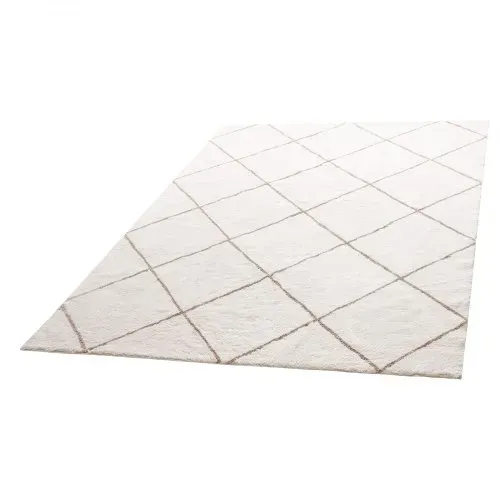 VEVOR Kurzflor Teppich 3048 x 2438 mm, kuscheliger Wohnzimmerteppich, Bodenteppich für Wohnzimmer, Schlafzimmer, Arbeitszimmer, fusselfrei und mit rutschfester TPR-Unterseite, weiß – Bild 10