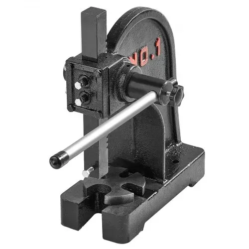 VEVOR Dornpresse, 1 t Handhebelpresse, Manuelle Dornpresse Präzisions Handpresse, 150 mm Maximale Höhe, Manuelle Desktop-Stanzpresse aus Gusseisen, zum Stanzen, Biegen, Strecken, Formen – Bild 9