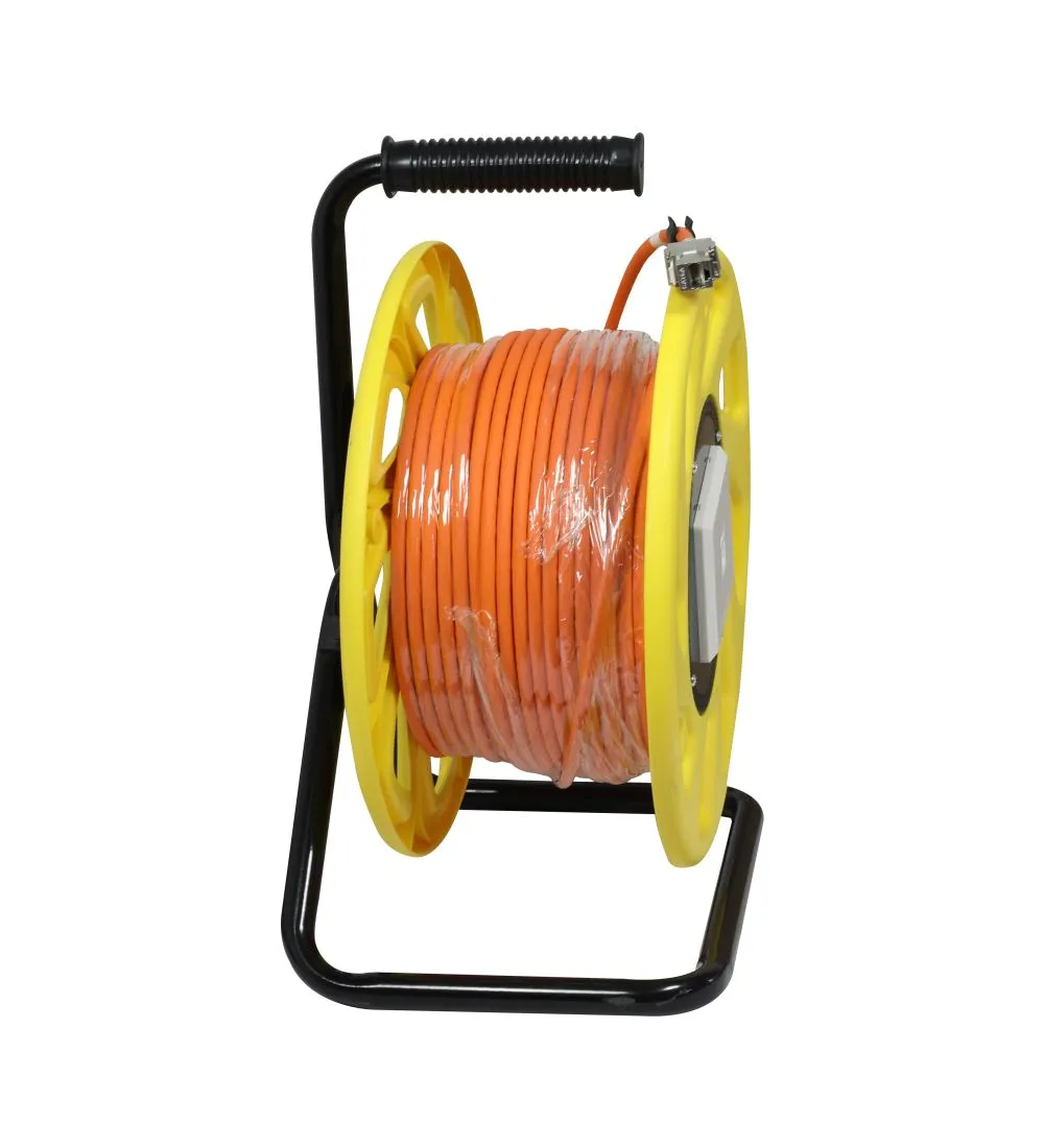 Kabeltrommel, CAT6A, 50m, CAT7A Rohkabel S-STP(S/FTP), mit 2x Buchsen RJ45(CAT6A), LSZH, Synergy 21 – Bild 3