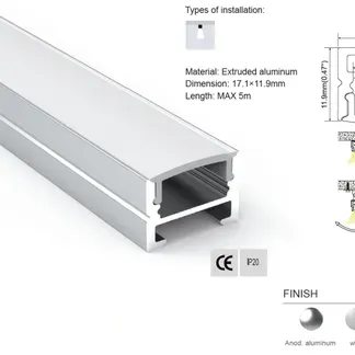 Synergy 21 LED U-Profil 200cm, ALU144 S Synergy 21 LED U-Profil 200cm, ALU144 S
