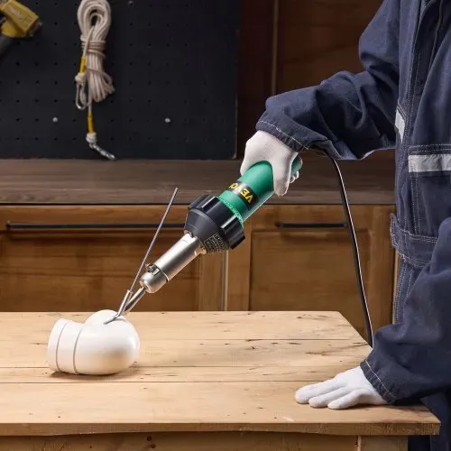 VEVOR Heißluft-Kunststoffschweißgerät, 1600 W Heißluftpistole, 50–600 °C PVC TPO Vinyl Schweißbrenner, Hot Air Welder Set mit 11 Zubehörteilen – Werkzeugkasten, Düse, Rolle, Klingen für PP/PE/PVC – Bild 7
