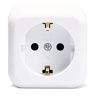Schutzkontakt-Steckdose McPower “Finery“, 250V/16A, AP, Einsteckschutz, weiß Schutzkontakt-Steckdose McPower “Finery“, 250V/16A, AP, Einsteckschutz, weiß