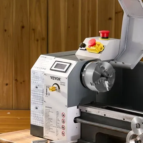 VEVOR 4-Backen-Drehfutter, φ200 mm, selbstzentrierendes Spannfutter mit 38,1-mm-8-Gewindeträgerplatte, 4-200 mm Spannbereich mit T-Schlüsselschrauben, HT300-Material, für Holz-Metall-Drehmaschinen – Bild 7