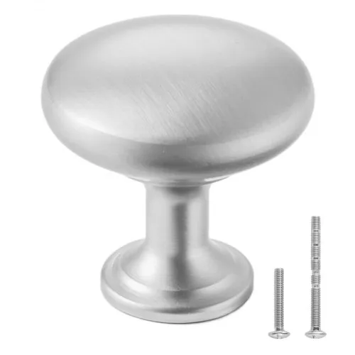VEVOR Möbelknöpfe, 25er-Pack, 28 mm, Schrankknöpfe aus Zinklegierung, massive Küchenknöpfe, Schubladenknöpfe mit Schrauben für Badezimmer, Schränke, Schubladen, Küche, Nickelfarbe VEVOR Möbelknöpfe, 25er-Pack, 28 mm, Schrankknöpfe aus Zinklegierung, massive Küchenknöpfe, Schubladenknöpfe mit Schrauben für Badezimmer, Schränke, Schubladen, Küche, Nickelfarbe