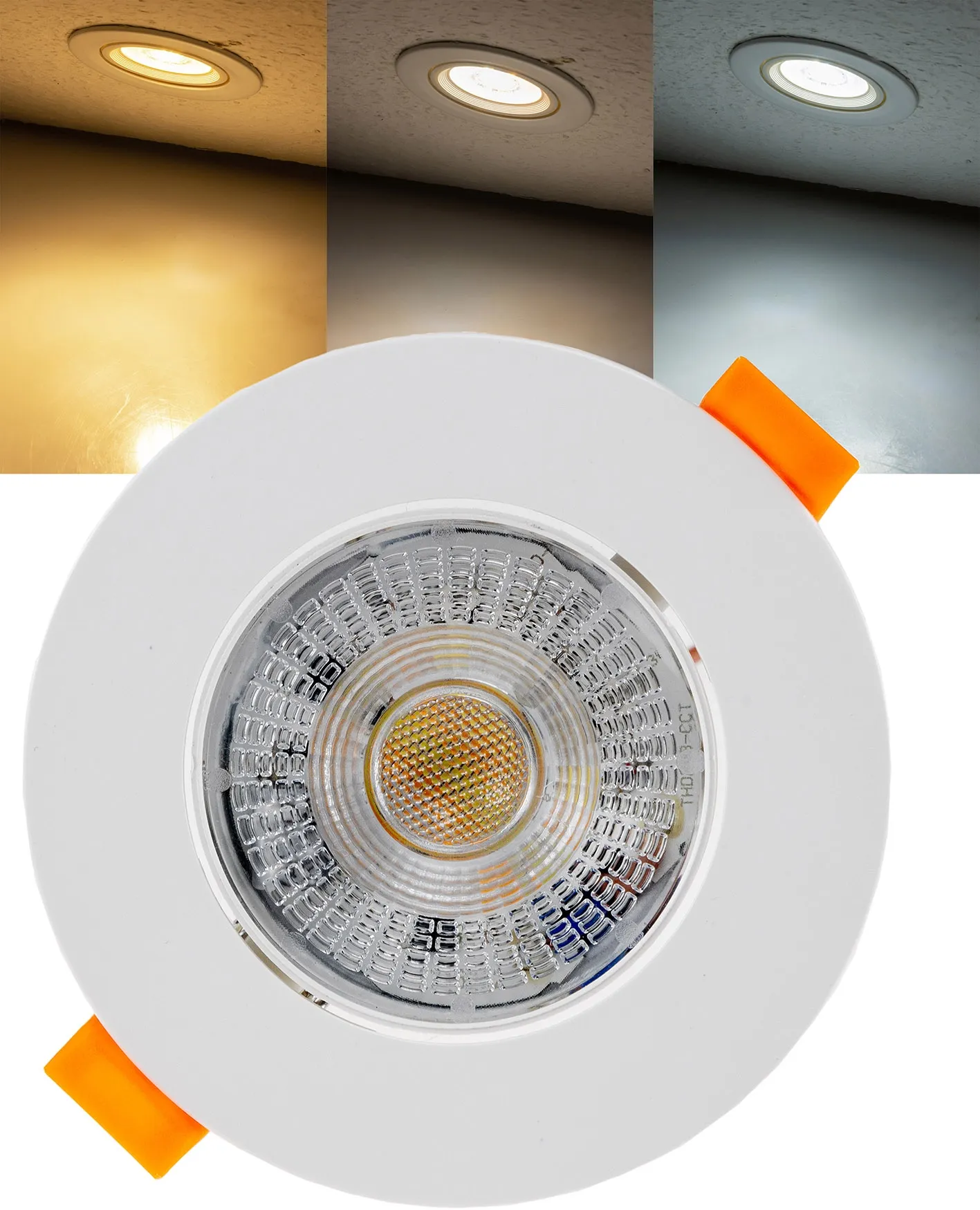LED-Einbauleuchte „Flat-36 CCT+P“ 3/5/7W, 3000/4000/6500K, schwenkbar LED-Einbauleuchte „Flat-36 CCT+P“ 3/5/7W, 3000/4000/6500K, schwenkbar