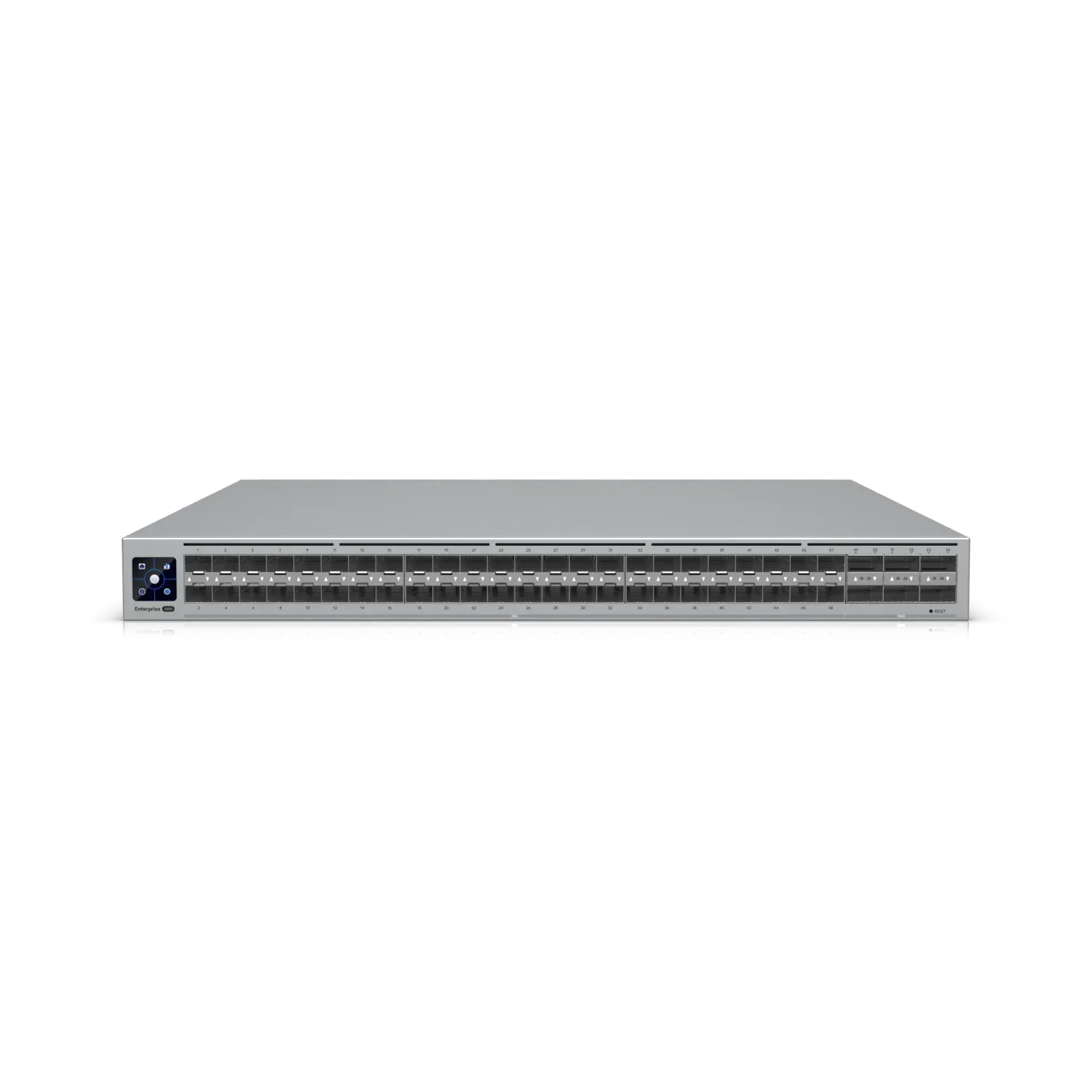 Ubiquiti Switch full managed Layer3 54 Port • 6x QSFP28 • 48x SFP28 • 19″ • UniFi • ECS-Aggregation Ubiquiti Switch full managed Layer3 54 Port • 6x QSFP28 • 48x SFP28 • 19″ • UniFi • ECS-Aggregation