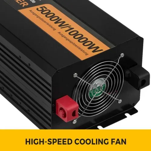 VEVOR 230V Spannungswandler Wechselrichter, 5000W Reiner Sinuswellen Wechselrichter, 24V DC Pure Sine Wave Power, Reiner Sinuswellen Wechselrichter – Bild 3