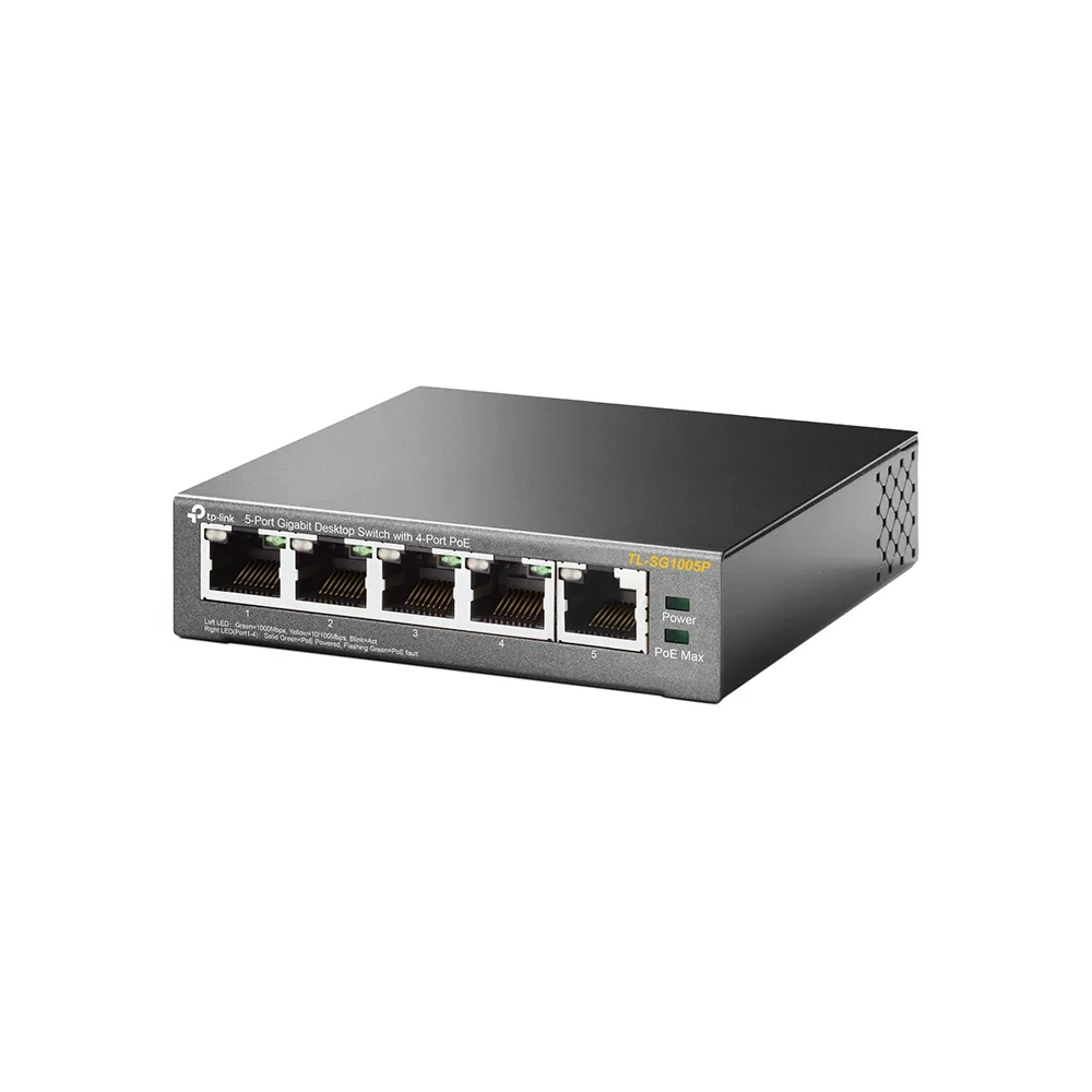 TP-Link 5-Port-10/100/1000Mbit/s-Desktop-Switch mit 4 PoE-Ports – Bild 3
